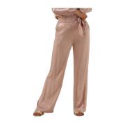 Roze Trendy Floor Broek Amaya Amsterdam , Pink , Dames