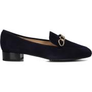 Blauwe Suède Loafer met Kettingdetail Brunate , Blue , Dames