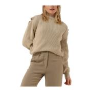 Arya Knit Pullover Sweater Minus , Beige , Dames