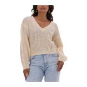 Gebreide trui Beryl Ydence , Beige , Dames