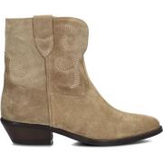 Taupe City Western Enkellaarsjes Lina Locchi , Beige , Dames