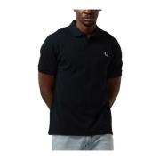 Heren Polo & T-shirt De Eenvoudige Shirt Fred Perry , Blue , Heren