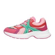 Lage sneakers Loyce Paars Leer Mexx , Multicolor , Dames