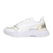 Lage sneakers Cassia wit goud Puma , White , Dames
