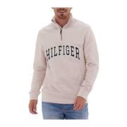 Heren Truien Vesten Hilfiger Arch Casual Mockneck Tommy Hilfiger , Whi...