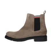 Rwb Hilfiger Suede Chelsea Laarzen Tommy Hilfiger , Beige , Heren