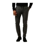 Heren Chino Broek Grijs Alberto , Gray , Heren