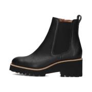 Zwarte Chelsea Boots Dikke Zool Paul Green , Black , Dames