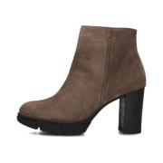 Taupe Suède Enkellaarzen Stijlvol Trendy Paul Green , Brown , Dames