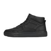 Hoge Sneakers Boston Zwart HUB , Black , Heren