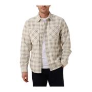 Cord Overshirt Loose Fit Wit Selected Homme , Beige , Heren