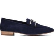 Navy Suède Instappers Baxter Unisa , Blue , Dames