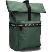 Groene Rolltop Rugzak Essential Model Tommy Jeans , Green , Heren