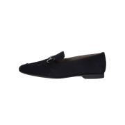 Marineblauwe Suède Loafer met Horsebit Detail Paul Green , Blue , Dame...