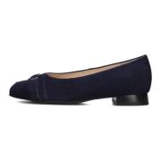 Blauwe Suède Loafers Napoli Stijl Hassia , Blue , Dames