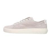 Beige Suede Lage Sneakers Blackstone , Beige , Heren