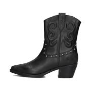 Zwarte Cowboy Boots Viv 1-A Goosecraft , Black , Dames