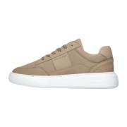 Taupe Nubuck Lage Sneakers Cycleur de Luxe , Beige , Heren