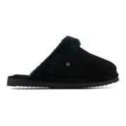 Zwarte Pantoffels Warmbat , Black , Dames