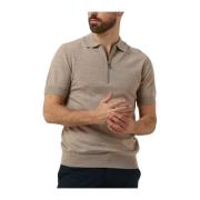 Beige Polo Knit voor Heren Matinique , Beige , Heren