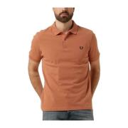 Heren Polo & T-shirt, Het Eenvoudige Shirt Fred Perry , Orange , Heren