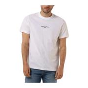 Geborduurde Polo & T-shirt Combo Fred Perry , White , Heren