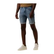 Heren Slim Short Jeans G-star , Blue , Heren