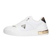 Witte Lage Sneakers Clarkz Guess , White , Dames