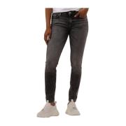 Annette Skinny Jeans Grijs Guess , Gray , Dames