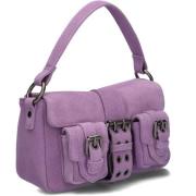 Paarse Schoudertas Trendy Chic Núnoo , Purple , Dames