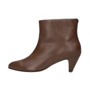 Bruin Leren Stiletto Enkellaarsjes Anonymous Copenhagen , Brown , Dame...