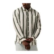 Casual Heren Shirt Zilver Dstrezzed , Multicolor , Heren