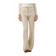 Dames Lange Broek Wit Liu Jo , White , Dames