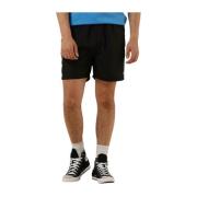 Basic Zwemshorts Zwart PureWhite , Black , Heren