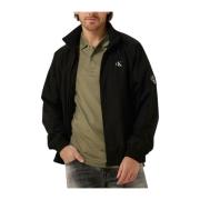 Klassieke Harrington Jas in Zwart Calvin Klein , Black , Heren