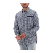 Indigo Yarn-dyed Checked Shirt Scotch & Soda , Multicolor , Heren