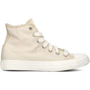 Beige Canvas High Top Sneakers Converse , Beige , Dames