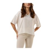Dames Tops & T-shirts Navini Drykorn , White , Dames