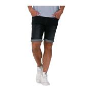 Slim Short Heren Broeken 3301 G-star , Black , Heren