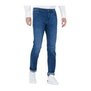 Slim Fit Jeans Delaware3 Blauw Hugo Boss , Blue , Heren