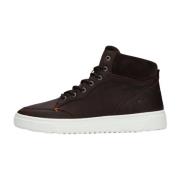 Heren Hoge Sneakers Dundee HUB , Brown , Heren