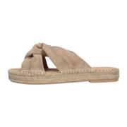 Beige Espadrille Sliders Mondi LUZ Via Vai , Beige , Dames