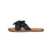 Zwarte Leren Slipper Audrey 1 Tango , Black , Dames