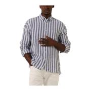 Breton Linen Stripe Shirt Tommy Hilfiger , Multicolor , Heren