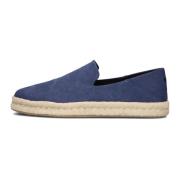 Blauwe Espadrilles Santiago Heren Toms , Blue , Heren