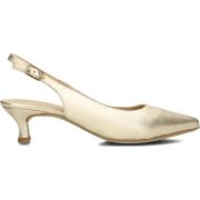 Gouden Puntige Neus Slingbacks Unisa , Yellow , Dames