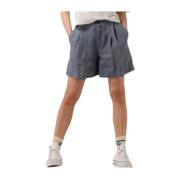 Blauwe Shorts voor Zomerse Dagen Drykorn , Blue , Dames