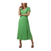 Wrap Jurk Elise Groen Object , Green , Dames