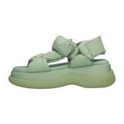 Groene Chunky Sandalen Bru-Te Stijl Bronx , Green , Dames