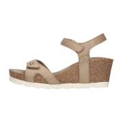 Julia Sleehak Sandalen Panama Jack , Brown , Dames